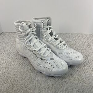 Under Armour Mens 7.5 Highlight Fran RM 2.0 Football Cleats White NIB